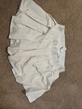 aero by aeropostale White Pleated Mini Skirt